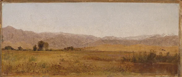 Cordillera nevada y estribaciones desde el valle de Valmo